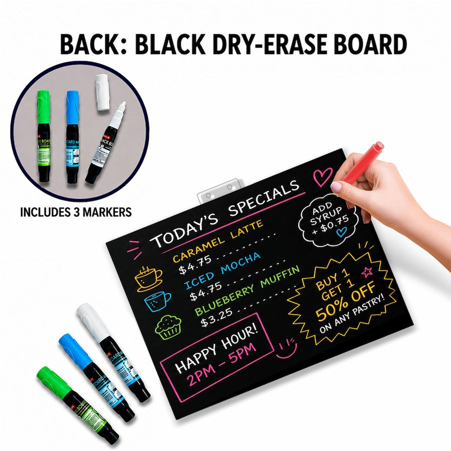 LED Backlit Window Poster Display | Wtalk (Landscape)