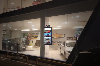 LED Backlit Window Poster Display | Wtalk Pro