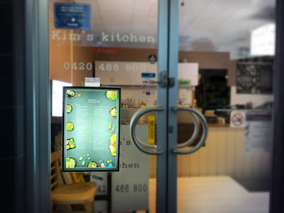 LED Backlit Window Poster Display | Wtalk Pro